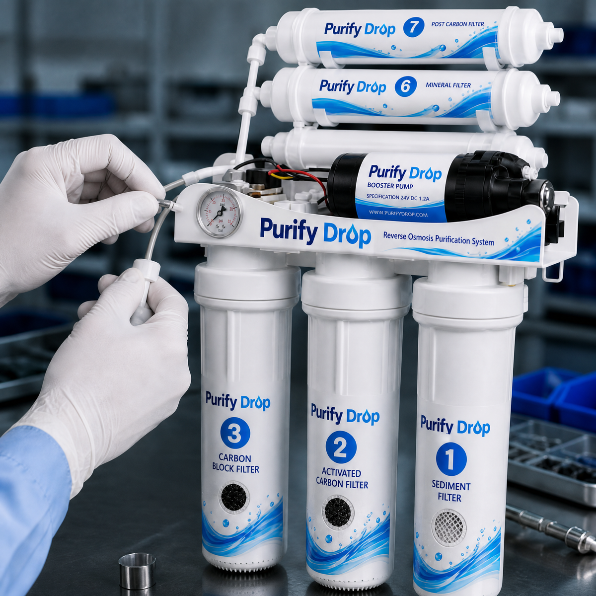 Purify 7 Stage RO Plant for Home in Pakistan
