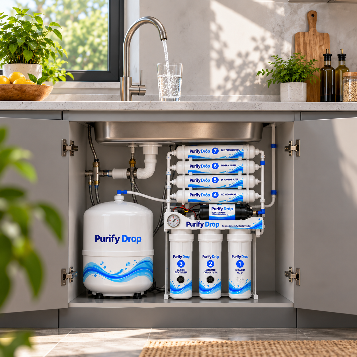 Purify 7 Stage RO Plant for Home in Pakistan
